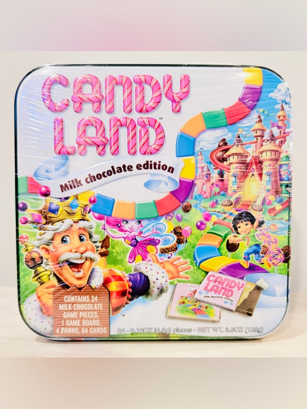 Hasbro Candyland Board Game Milk Chocolate Edition for Family & Kids of All Ages